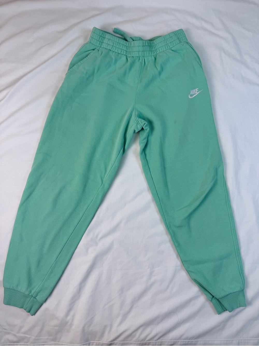 Nike Kids Mint Green Fleece Joggers Sz XL